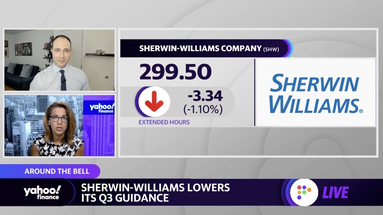 Sherwin Williams lowers Q3 guidance because of supply chain issues, Ford poaches Apple executive