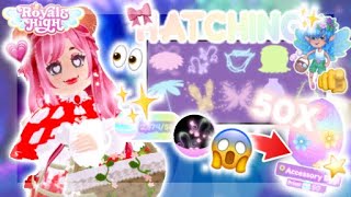 🌼🌷OPENING 50X EGGS IN ROYALE HIGH 🎀 EGG HUNT 🐣NEW UPDATE 😱2024