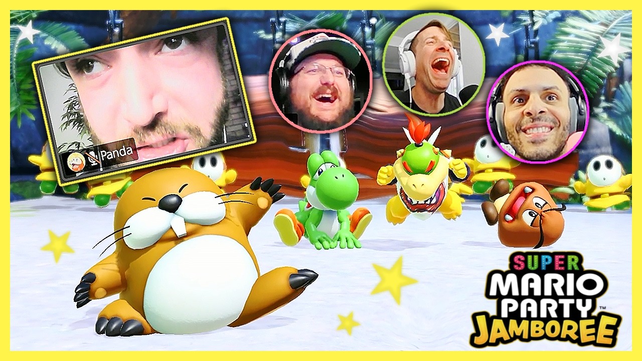 Mario Party with webcams is hilarious!