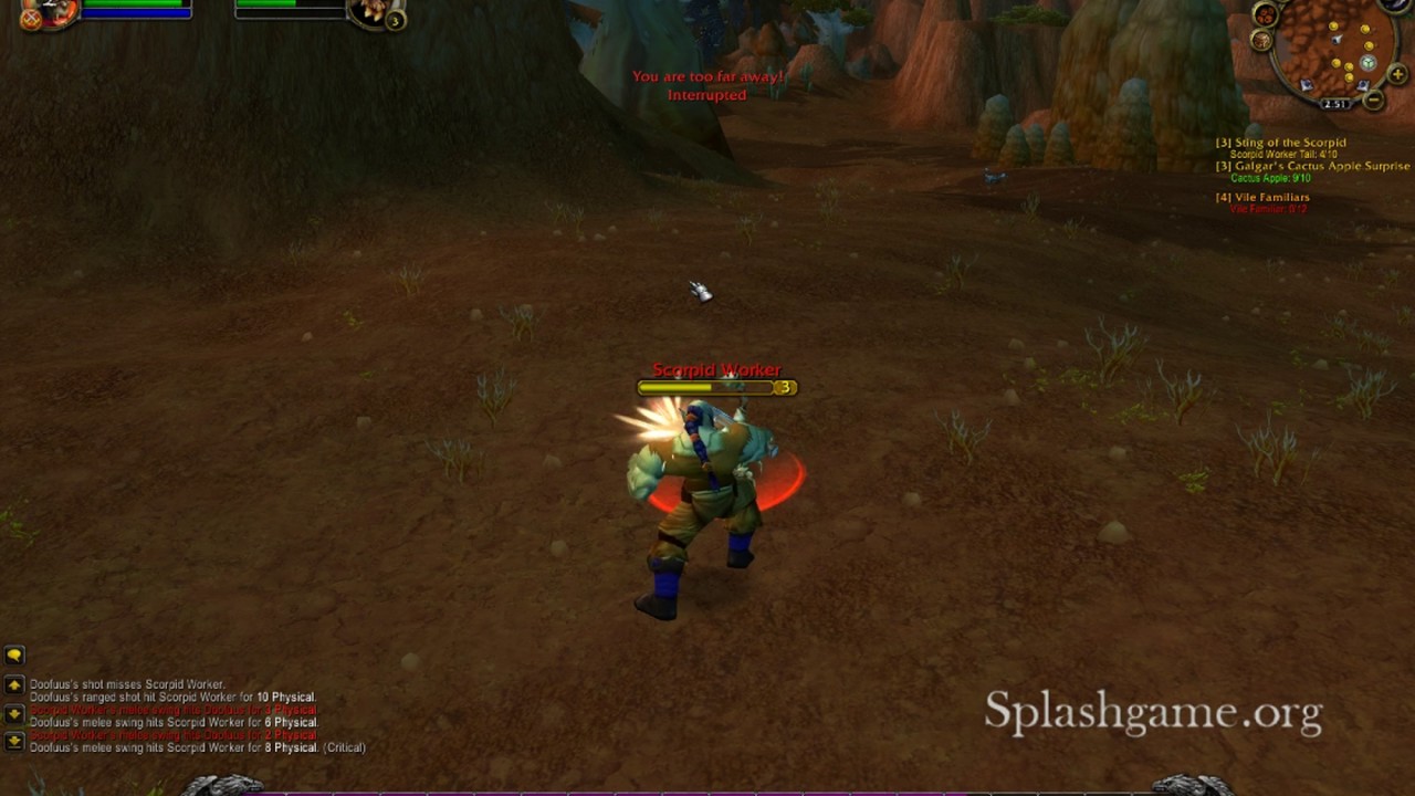 Splashgame - Burning Crusade - Live Private Realm Hunter Leveling 1 - 10