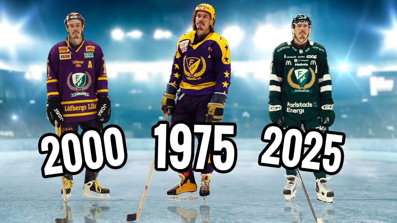 Var det bättre förr?🤔  SHL-stjärna testar skydd från 70-talet