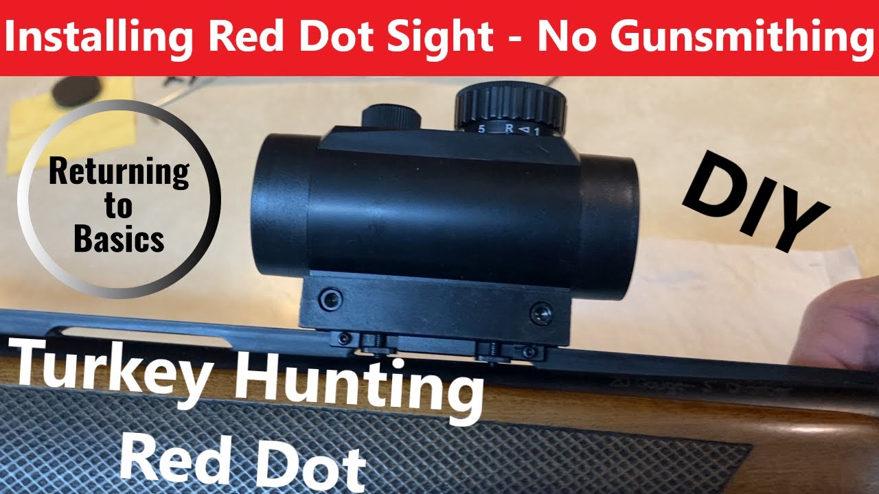 Установка коллиматорного прицела на дробовик — без оружейника