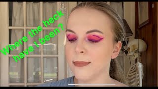 WHAT HAVE I MISSED? First video in 6 months! Pink Eye with Purple Liner