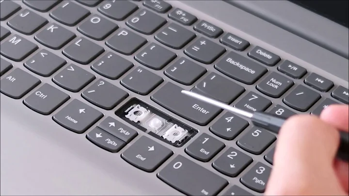How To Fix Replace Lenovo Thinkpad Keyboard Key - Enter, Space, Shift, Backspace, Tab Sized Keys