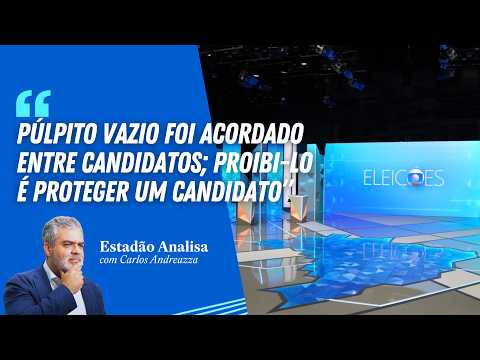 “Púlpito vazio foi acordado entre candidatos; proibi-lo é proteger um candidato”