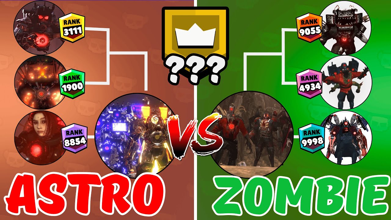Skibidi Toilet Tournament! ASTRO vs ZOMBIE Titan Team