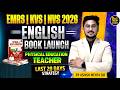 EMRS KVS NVS 2026 English Book Launch | Physical Education Teacher Last 20 Days Strategy |Ashish Sir