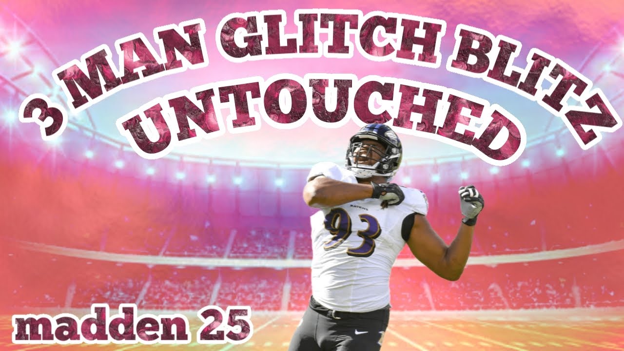 NEW 3 MAN GLITCH BLITZ COMES IN UNTOUCHED IN MADDEN 25. EASY SET UP, CONSISTENT RESULTS!