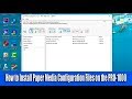 Canon PRO1000! How to install media configuration files!