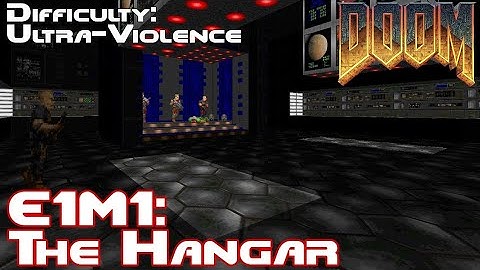 The Ultimate Doom (Android) - E1M1: The Hangar (Ultra-Violence)