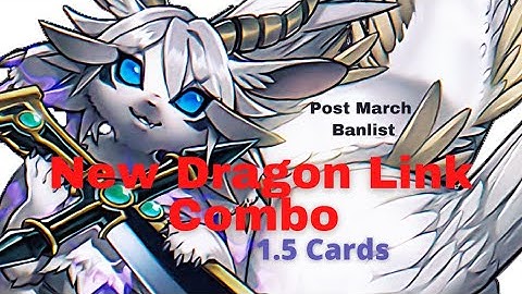 *NEW* Yu-Gi-Oh DRAGON LINK COMBO w/ DRAGON BUSTER DESTRUCTION SWORD [POST March Banlist]