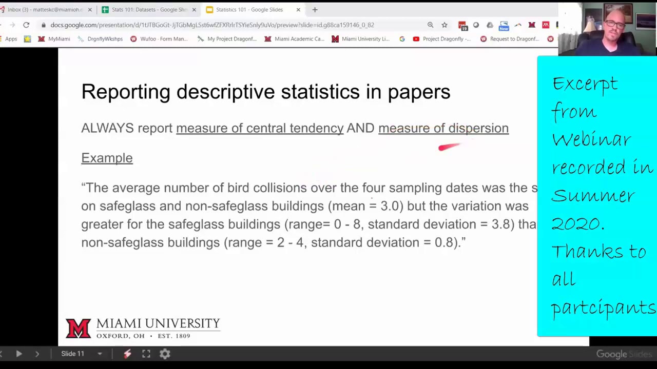 how to write up descriptive statistics for dissertation