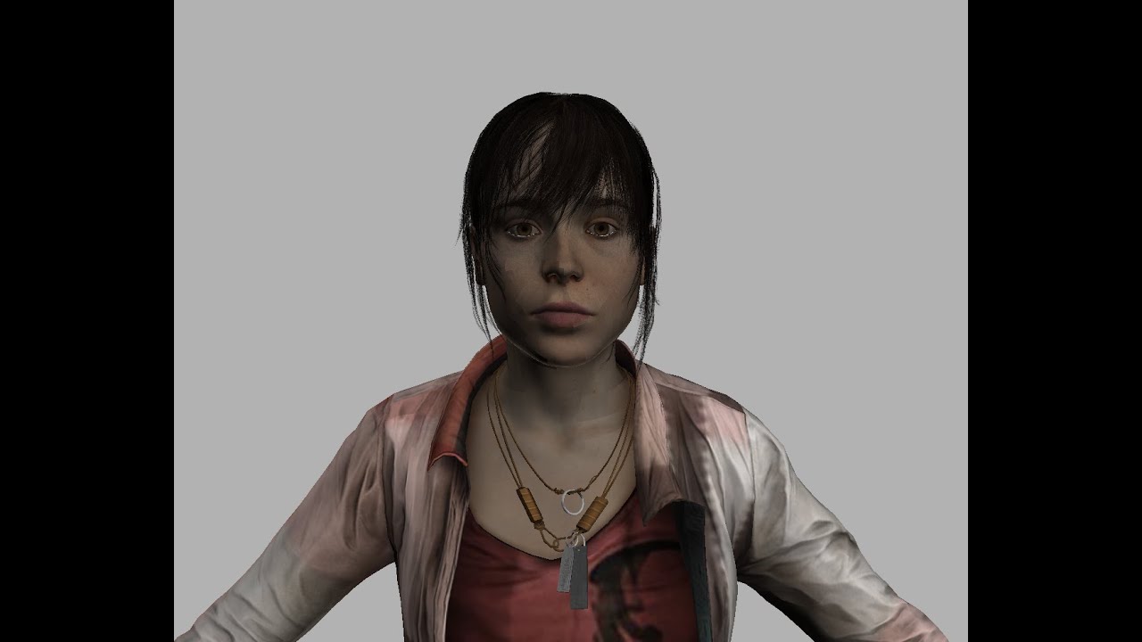 3d beyond two souls games shower all naked uncensored 9