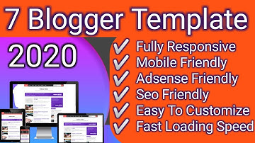 7 Responsive Blogger Template For Free | Full Design & Customization Step By Step Tutorial In Hindi
