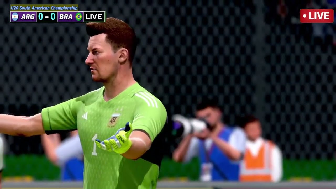 🔴Live : Brazil U20 vs Argentina U20 | U20 South American Championship ...