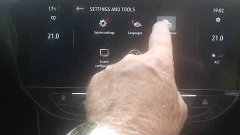 Corsa 2020 Changing Date or Time Elite Nav Premium