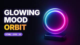 Build a Glowing Mood Orbit with HTML, CSS & JavaScript #shorts