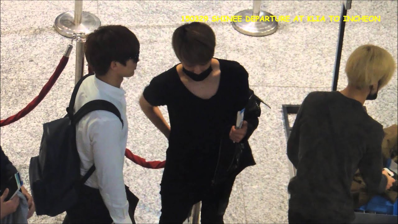 [150329] Fancam - Onew Shinee at KLIA depart to Incheon @skehehdanfdldi