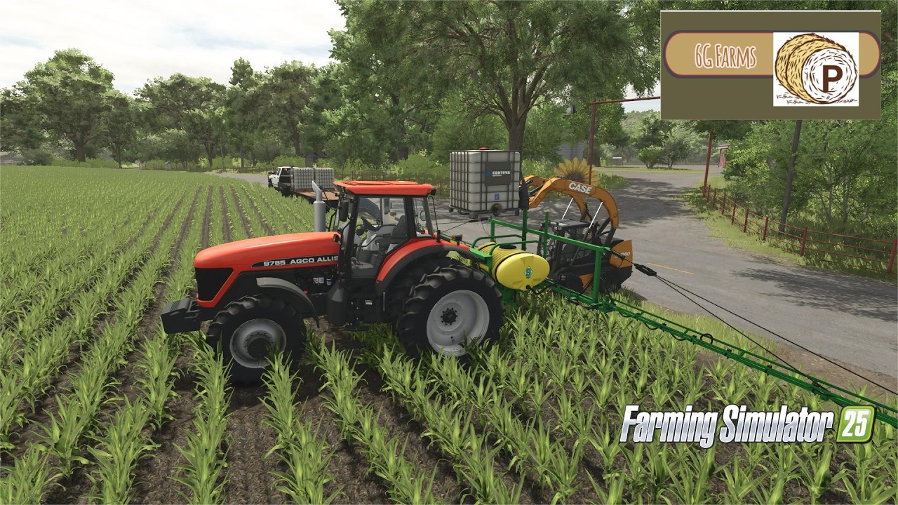 Getting all of the Corn Sprayed and selling some old hay