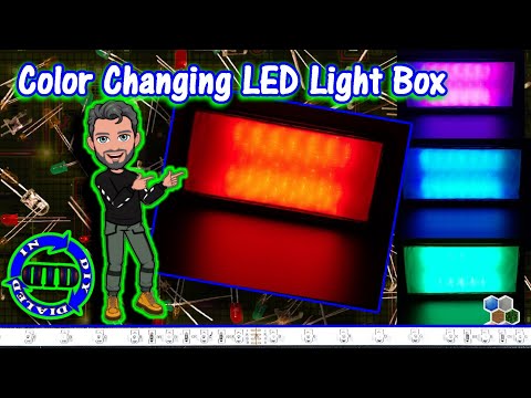 DIY LED Light Box - Color Changing Display Tutorial