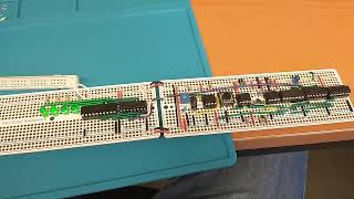 I soldered Ben Eaters clock module