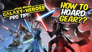 Star Wars: Galaxy of Heroes PRO TIP - Finding ALL Gear Requirements for ANY Character