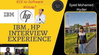 How to get placed in IBM & HP || Interview Experience in Tamil || Ft.Syed Mohamed Hyder