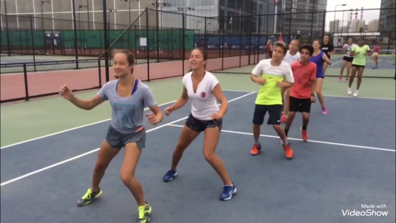 Tennis fitness drills on the court YouTube