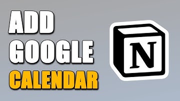 How To Add Google Calendar To Notion (SIMPLE!)
