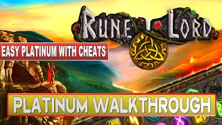 Rune Lord Platinum Walkthrough | Easy Platinum with Cheats | Trophy & Achievement Guide