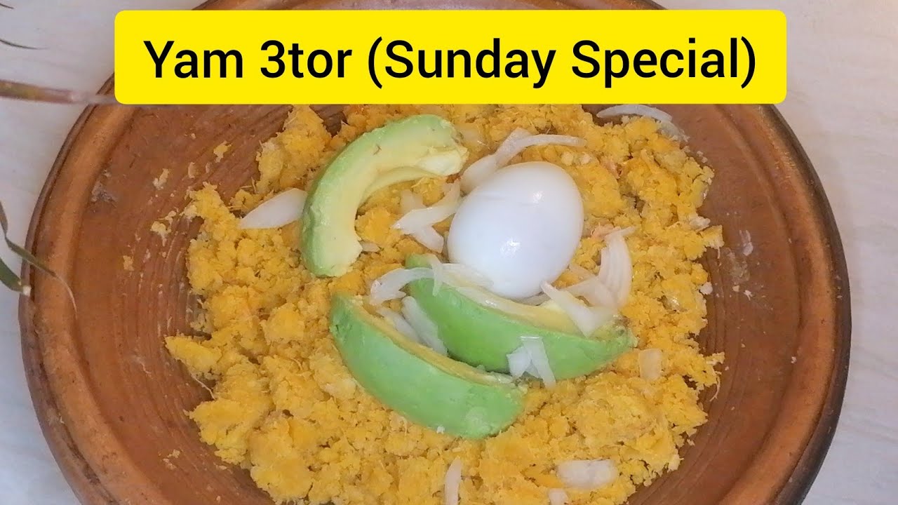 How to prepare Eto with Yam Etor Mashed Yam Yummy Cash (raw