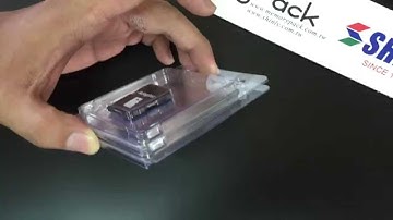 micro sd memory card plastic blister clamshell box 195406 stackable (www.memorypack.com.tw)