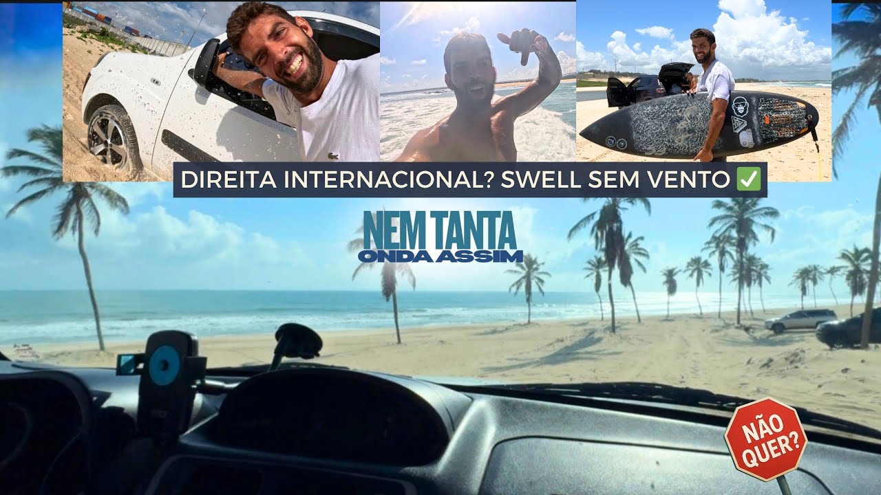 Swell sem vento e as direitas sem fim, escondidas nas praias do Ceará