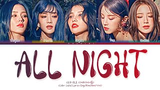 gidle All Night S color Coded S