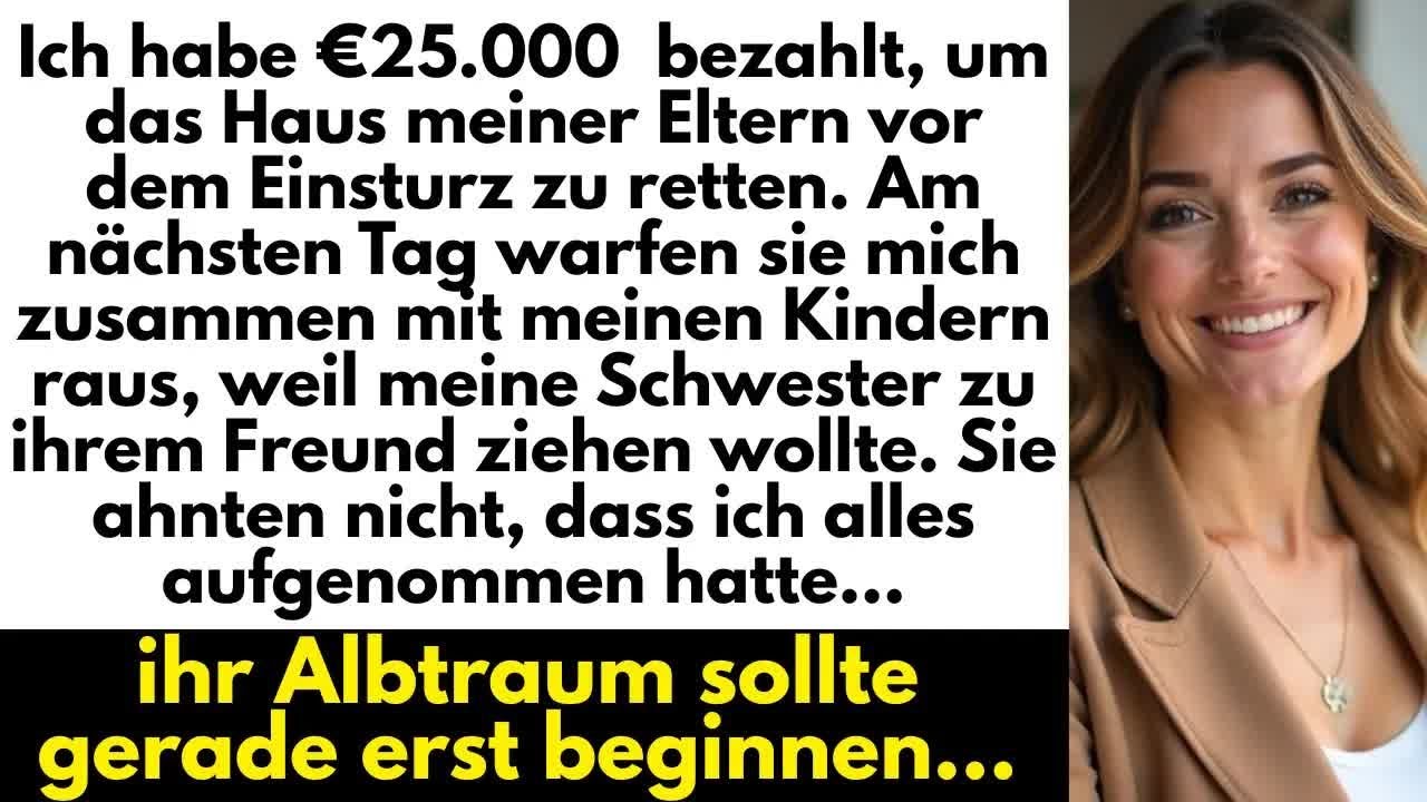 Ich Habe €25 000  Bezahlt, Um Das Haus Meiner Eltern Vor Dem Einsturz Zu Retten  Am Nächsten Tag