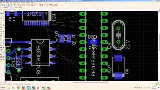PCB routing timelapse