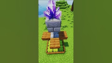 🧟 Easy Zombie Trap Using a Villager in Minecraft! 🧱 #minecraft  #shorts #trap