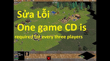 Sửa lỗi AOE ( One game CD is required for every three players )