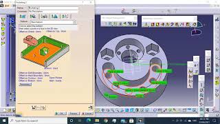 Catia Nc Programming Exercise - 8 (Facing, Pocketing, Drilling, Profile Contouring)