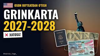 Grinkarta 2027-2028: oson ro'yxatdan o'tish — xato qilmang ❌ Qadam-baqadam: anketa, rasm, muddatlar
