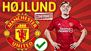🚨 Manchester United Transfer News~ Rasmus Hojlund🔥✅ Deal Close to join united🔥till 2028.