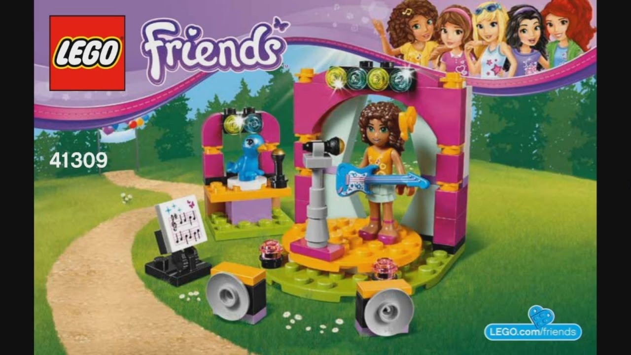 Lego Friends 41309 Andreas Musical Duet Instruction Timelapse