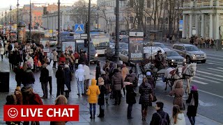 видео: LIVE Nevskiy avenue St. Petersburg Russia Anichkov Palace Невский пр. Аничков дворец Санкт-Петербург картинка: LIVE Nevskiy avenue St. Petersburg Russia Anichkov Palace Невский пр. Аничков дворец Санкт-Петербург