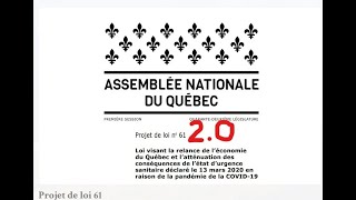 Projet de loi 61, 2.0