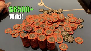 $6500+ After Stacking Multiple Opponents!!! HUGE ALL INS!! Must See!! Poker Vlog Ep 189