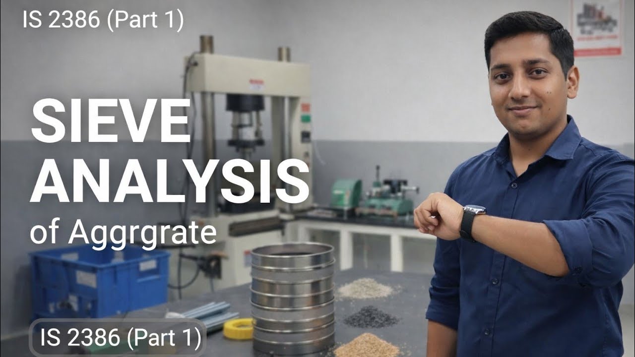 Sieve Analysis of Aggregate | Full Lab Test | IS 2386 (Part 1) | Engineer Mind.