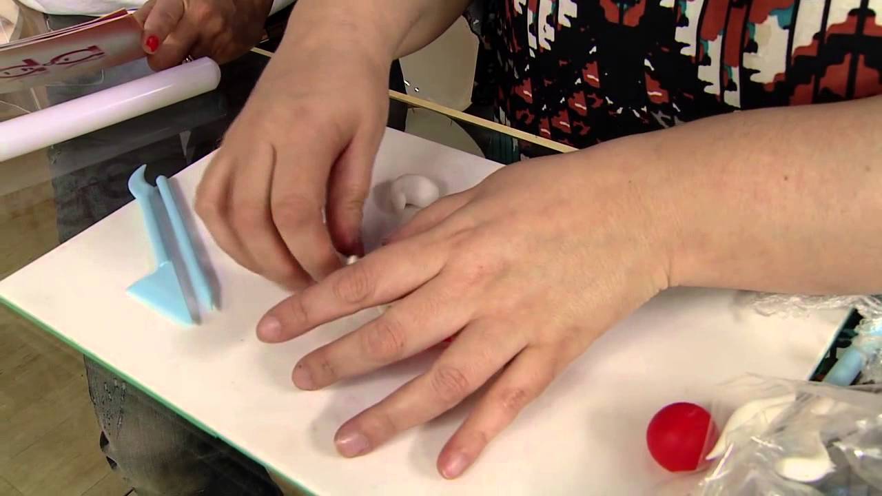 Enfeite de árvore de Natal em biscuit!