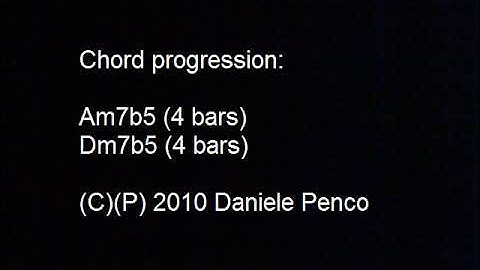 Am7b5 to Dm7b5 Locrian - DP