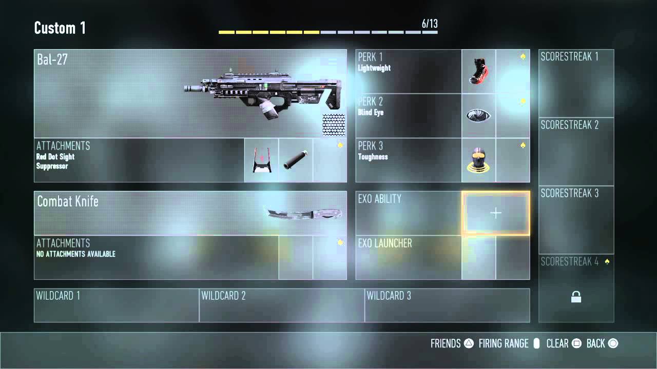 Call of Duty®: Advanced Warfare Good Class To Get BAL-27 Diamond Fast