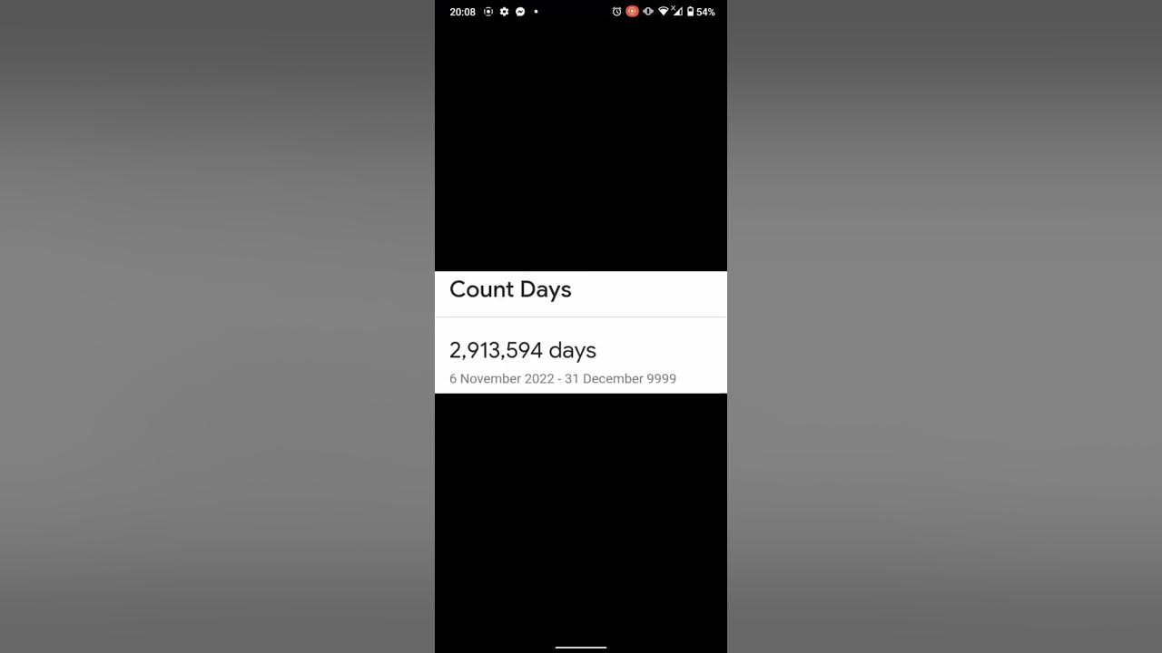 Only 2 913 594 day s to go until december 31st 9999 countdown to